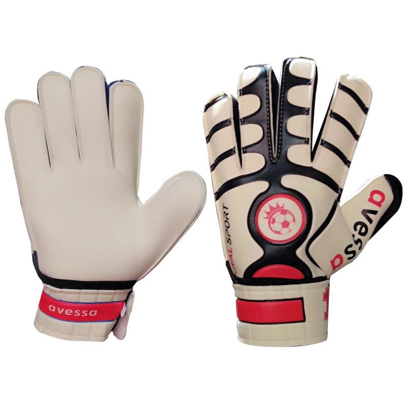 Avessa Kaleci Eldiveni Avuç içi Lateks No10 Cırtlı Siyah