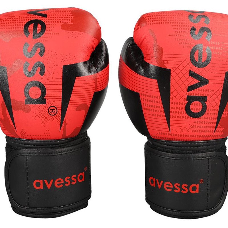 Avessa Ring-308 Boks Eldiveni Kırmızı 8 Oz