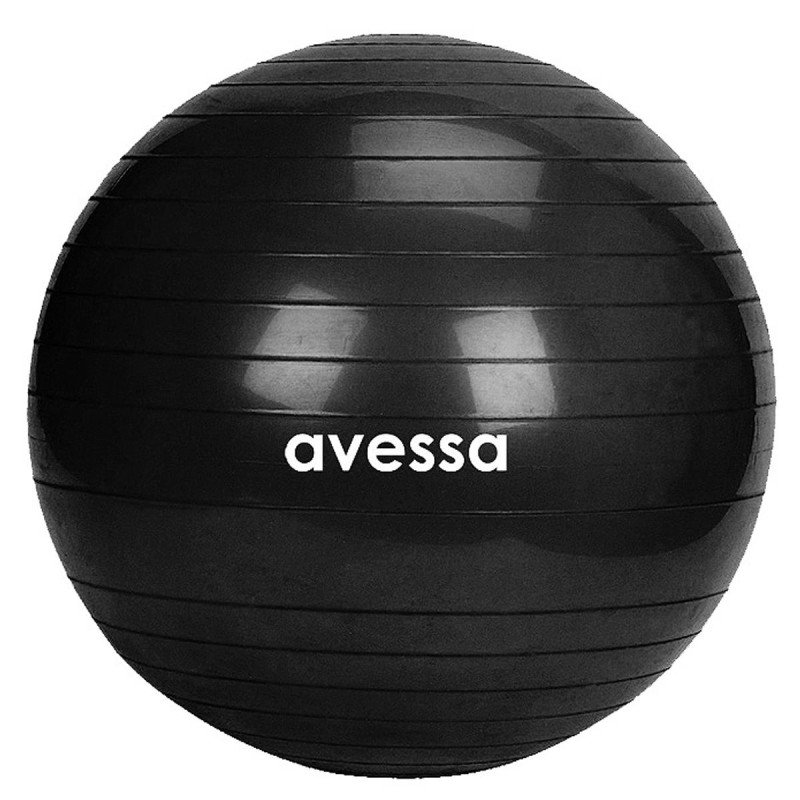 Avessa 55 Cm Pilates Topu Poşet Ambalaj BPT-55 Siyah