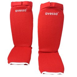 Avessa Rsg-100 MuayTai Ayak Kaval Koruyucu Kırmızı S Beden