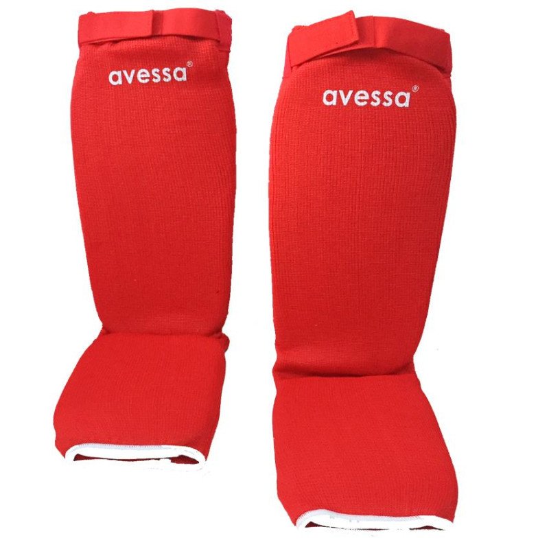 Avessa Rsg-100 MuayTai Ayak Kaval Koruyucu Kırmızı S Beden