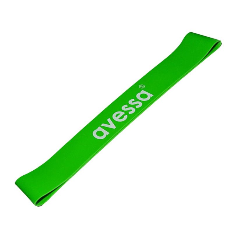 Avessa Latex Aerobik Band Orta Sertlik Yeşil Renk LAB 20
