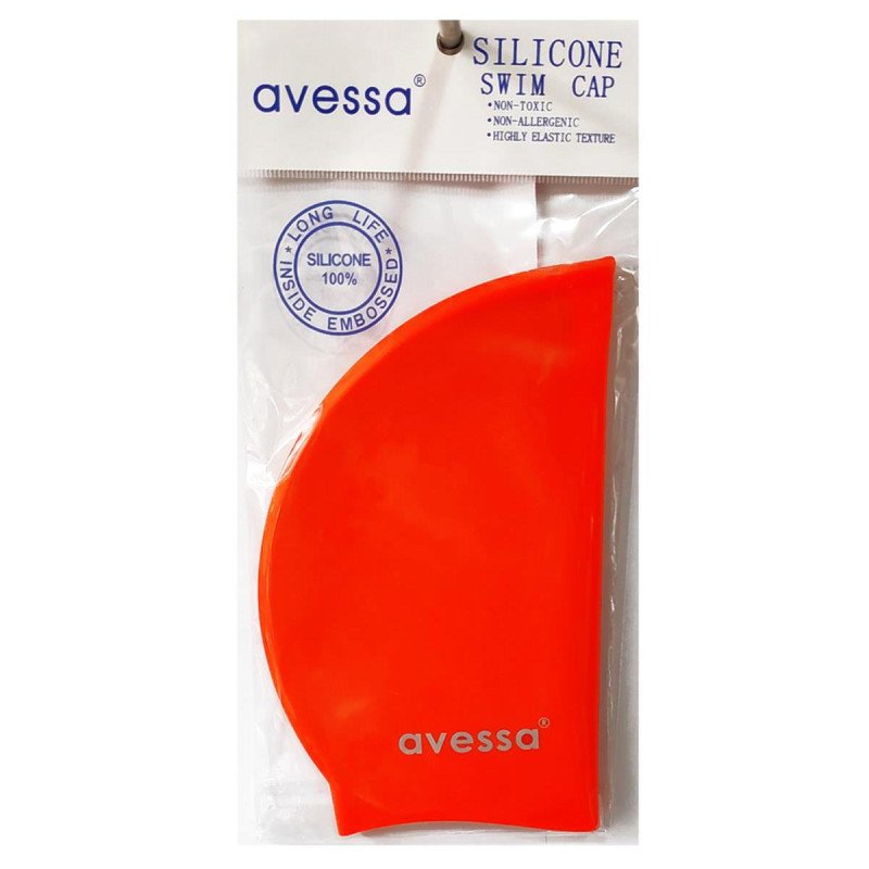 Avessa Silikon Bone Kırmızı Havuz Bonesi SC401