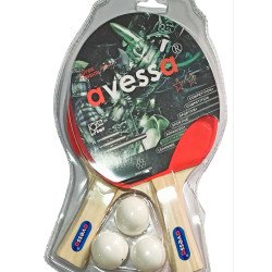 Avessa Masa Tenisi 2 Yıldız Raket Set ( 2 Raket 3 Top)