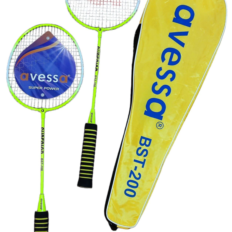 Avessa Bst-200Y Badmington Raket Set Yeşil