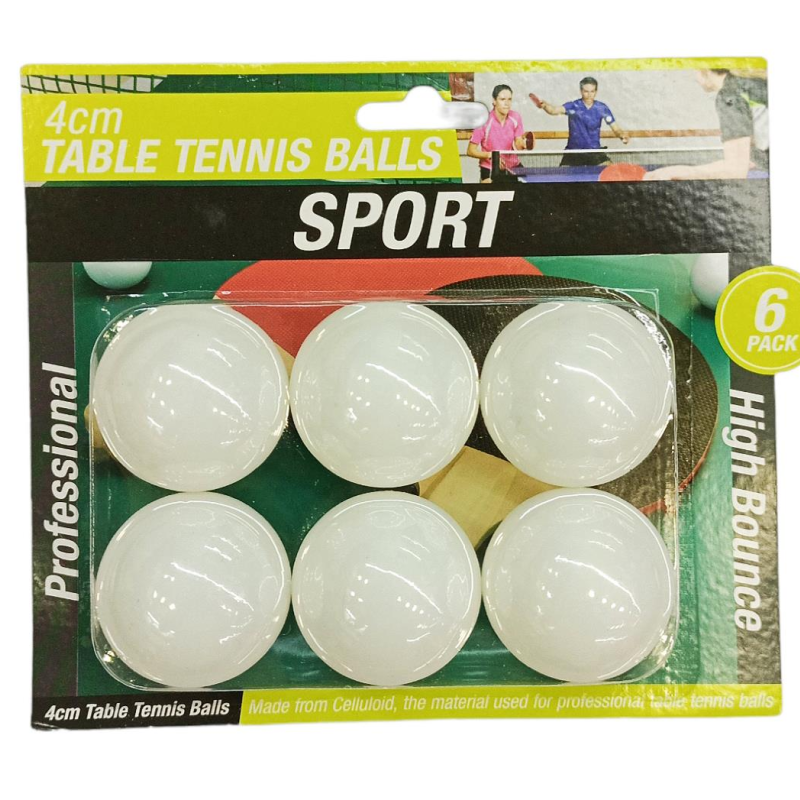 Avessa Spo-026 Kartela Pinpon Topu 6lı