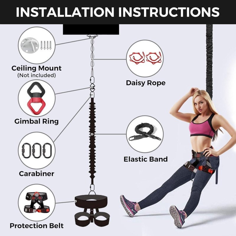 Avessa Fdk-1000 Bungee Jumping Pro Egzersiz Aleti