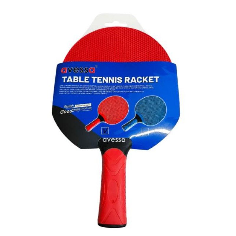 Avessa Rak-1200 Rubber PP Masa Tenisi Raketi Kırmızı
