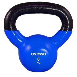 Avessa 6 kg Kettlebell Çaydanlık Dambıl Vinyl Kettlebell