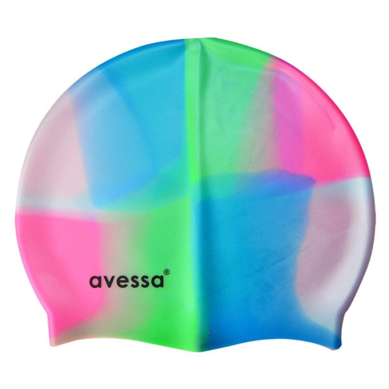 Avessa Yüzücü Bonesi Gökkuşağı Silikon Bone Karışık Renk MC-105