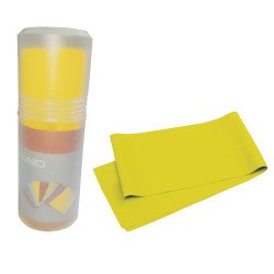 Pilates Bandı Orta Sert 140 x 15 cm Egzersiz Direnç Lastiği Sarı