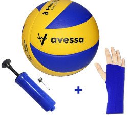 Avessa VL-400 Voleybol Topu El Pompası ve Parmak Geçmeli Voleybol Kolluğu