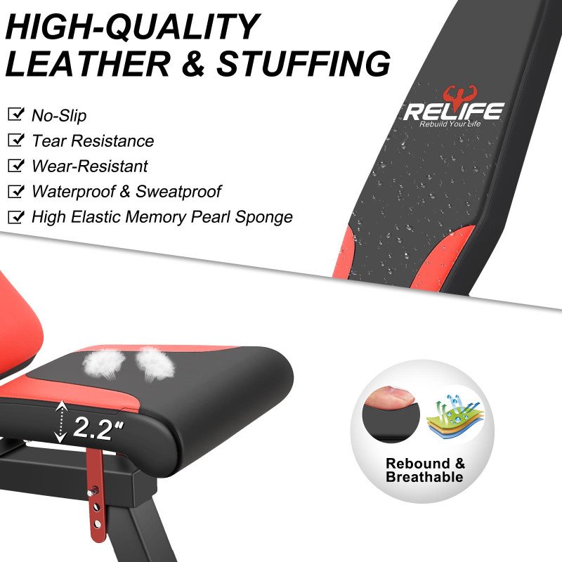 Relife WB-603BK Profesyonel Çok Fonksiyonlu Ağırlık Sehpası