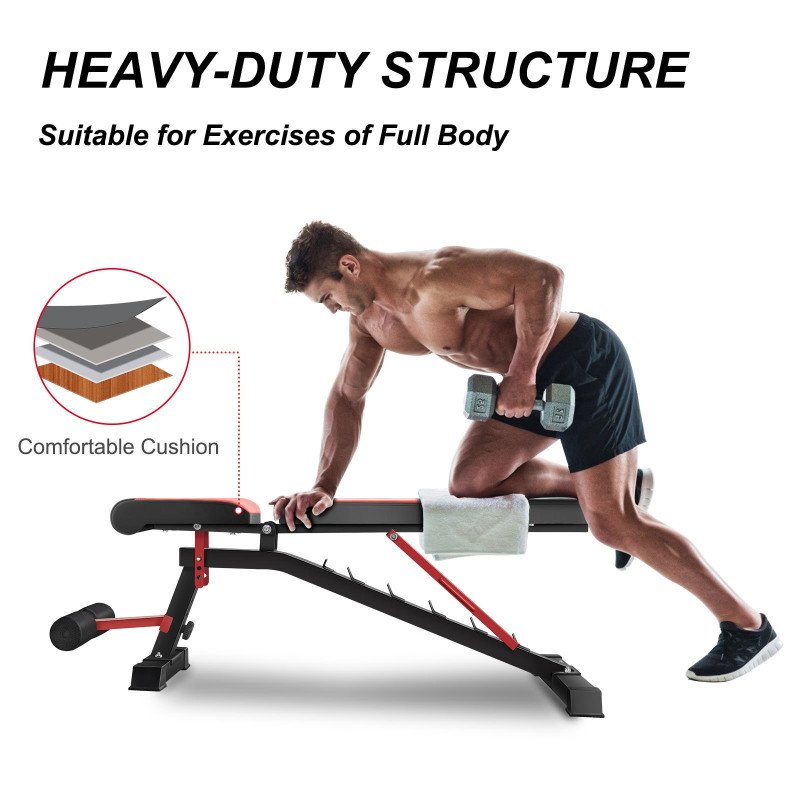 Relife WB-603BK Profesyonel Çok Fonksiyonlu Ağırlık Sehpası