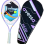 Avessa Flg-623L Tek Parça Ahtapot Desenli Tenis Raket Set Lila