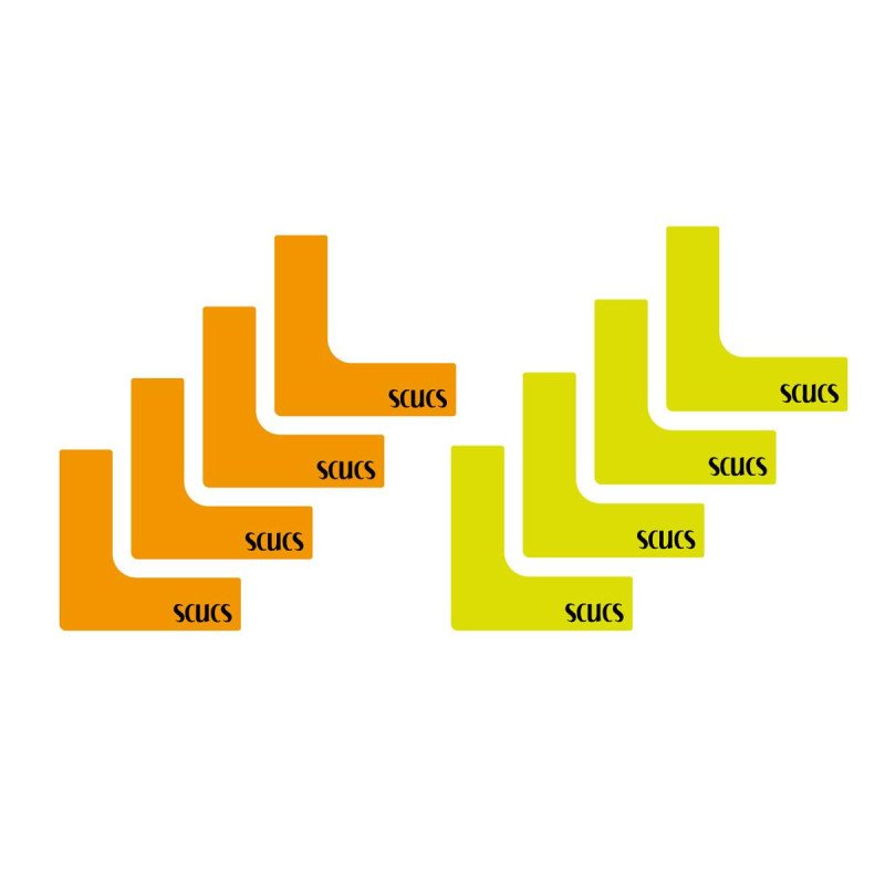 Scucs 1400 Köşe Yer İşareti 4lü Set