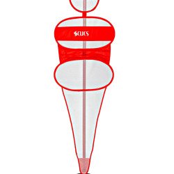 Scucs 1319 Fileli Plastik Çubuklu Baraj Adam Takozlu Kırmızı