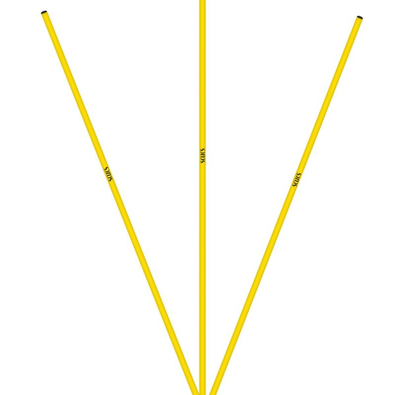 Scucs 1146 Kauçuk Takozlu 3lü Açılı Çubuk Sarı