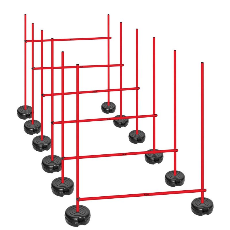 Scucs 1148 Slalom Seti Boş Renkli Kırmızı