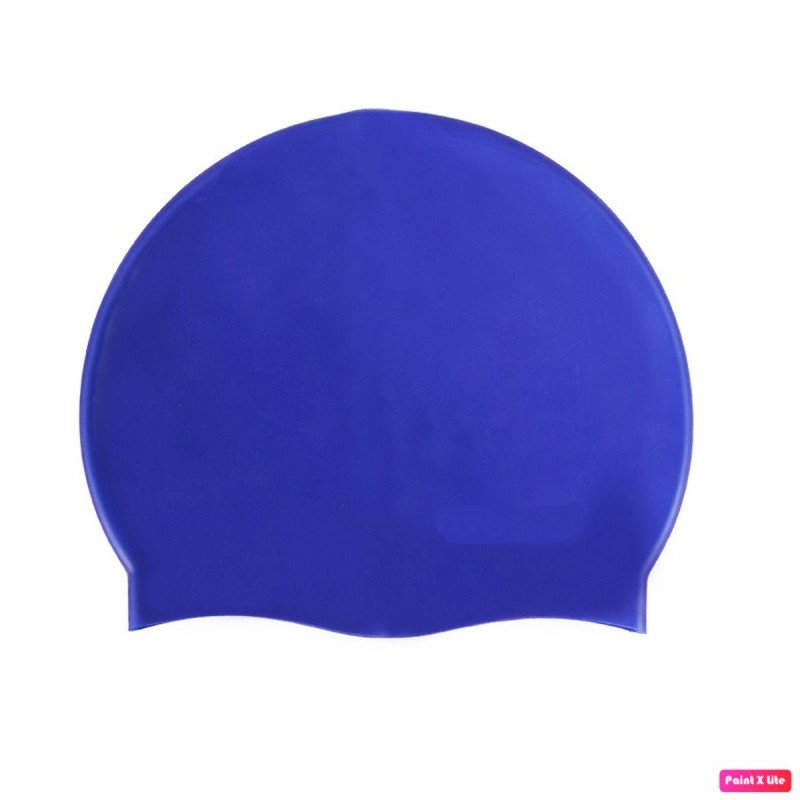 3'lü Yetişkin Unisex Havuz Seti Yüzücü Deniz Gözlüğü Havuz Gözlüğü + Bone + Kulak Burun Tıkacı Mavi