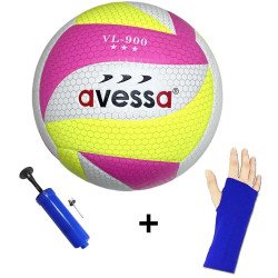 Avessa Vl-900 Yumuşak Yapıştırma Voleybol Topu Pompa ve Kolluk Set