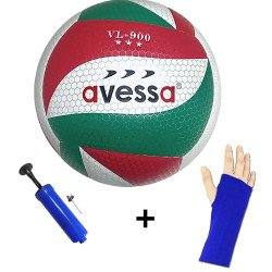 Avessa Vl-900-103 Yumuşak Yapıştırma Voleybol Topu Pompa ve Kolluk Set
