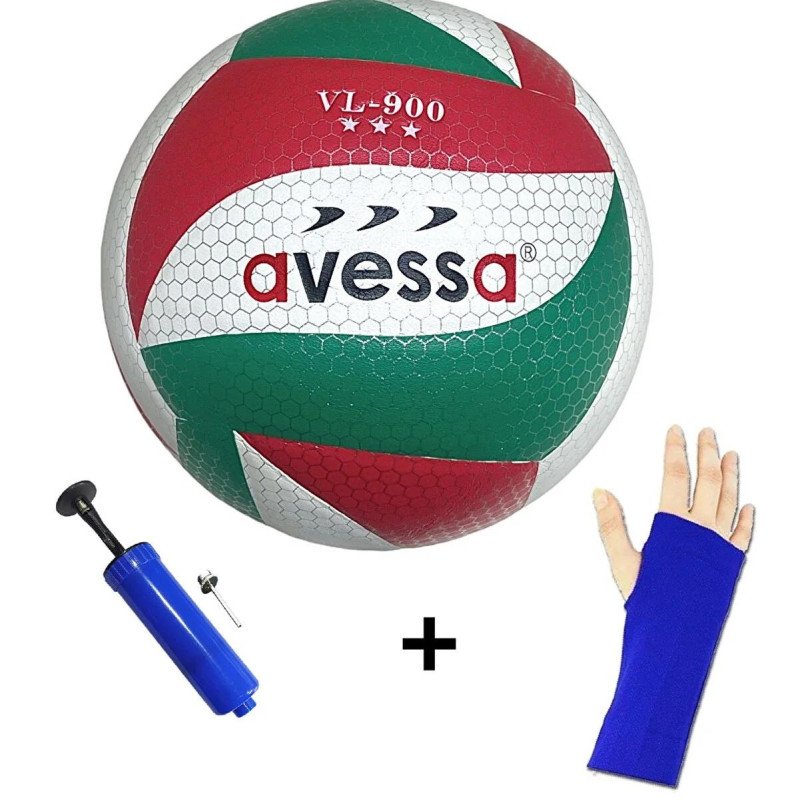 Avessa Vl-900-103 Yumuşak Yapıştırma Voleybol Topu Pompa ve Kolluk Set