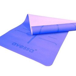 Avessa Tpe-50 Çift Renk Tpe Pilates Minderi Mor