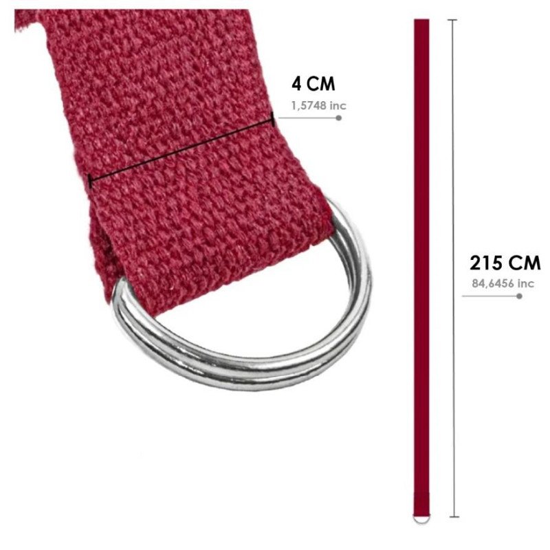 Avessa Yk-200 Yoga Kemeri Kırmızı