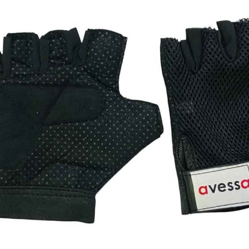 Avessa Fileli Ağırlık Eldiveni Siyah