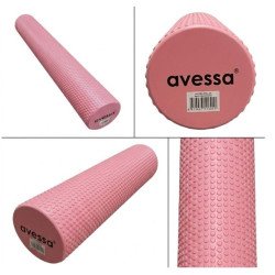Avessa Afr Masajlı Uzun Foam Roller Pembe 90x15 Cm