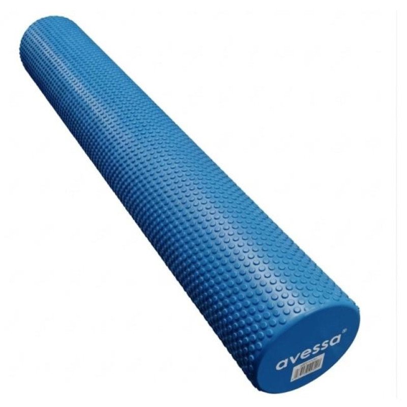Avessa Afr Masajlı Uzun Foam Roller Mavi 90x15 Cm