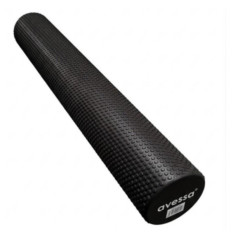 Avessa Afr Masajlı Uzun Foam Roller Siyah 90X15 Cm