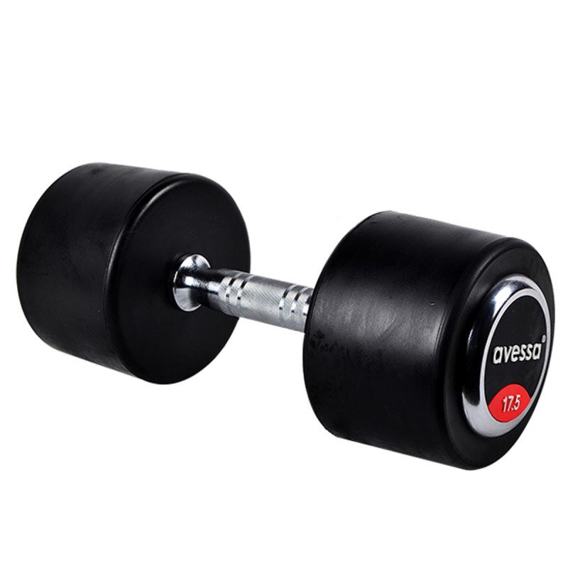 Avessa 17,5 Kg Olimpik Dambıl Kauçuk Kaplı Salon Tipi