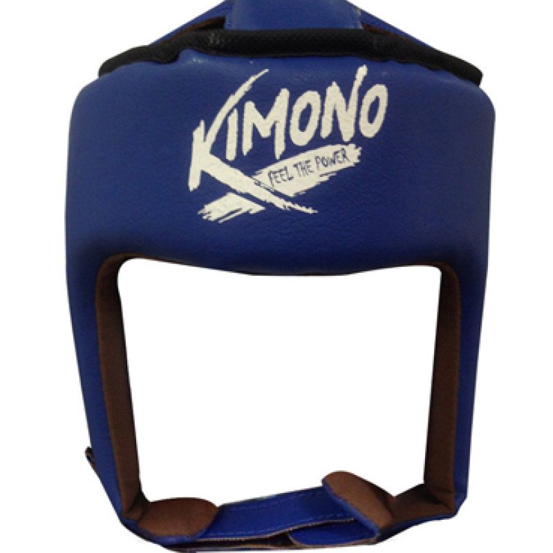 Kickboks Kaskı Mavi Yanaksız