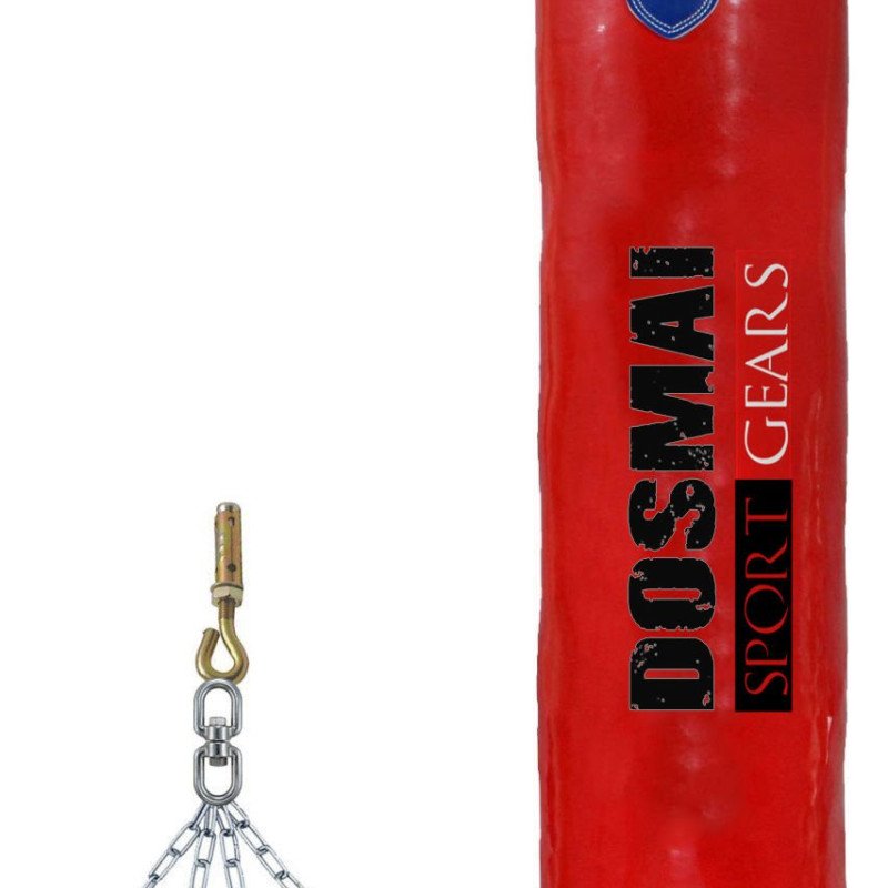 Dosmai Asma Aparatlı Ev Tipi Boks Kum Torbası 150*40 cm KT524 Siyah