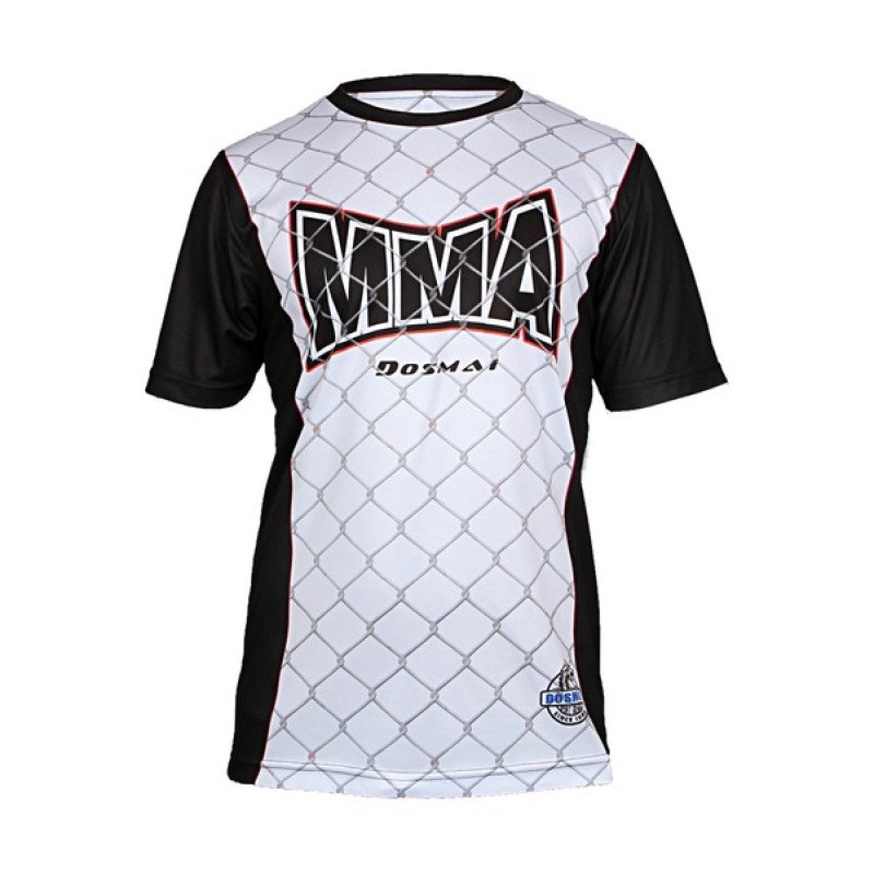 Dijital Baskılı Mma Fighter Bisiklet Yaka Spor T-Shirt MMT108