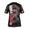 Dijital Baskılı Muay Thai Bisiklet Yaka Spor T-Shirt MTT121