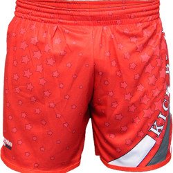 Dosmai Dijital Baskılı Kick Boks Spor Şort KBS253 Kırmızı